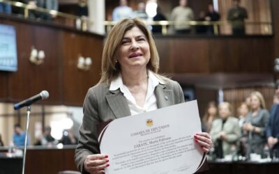 Diputados San Luis: María Fabiana Zárate asumió como diputada provincial por Juan Martín de Pueyrredón